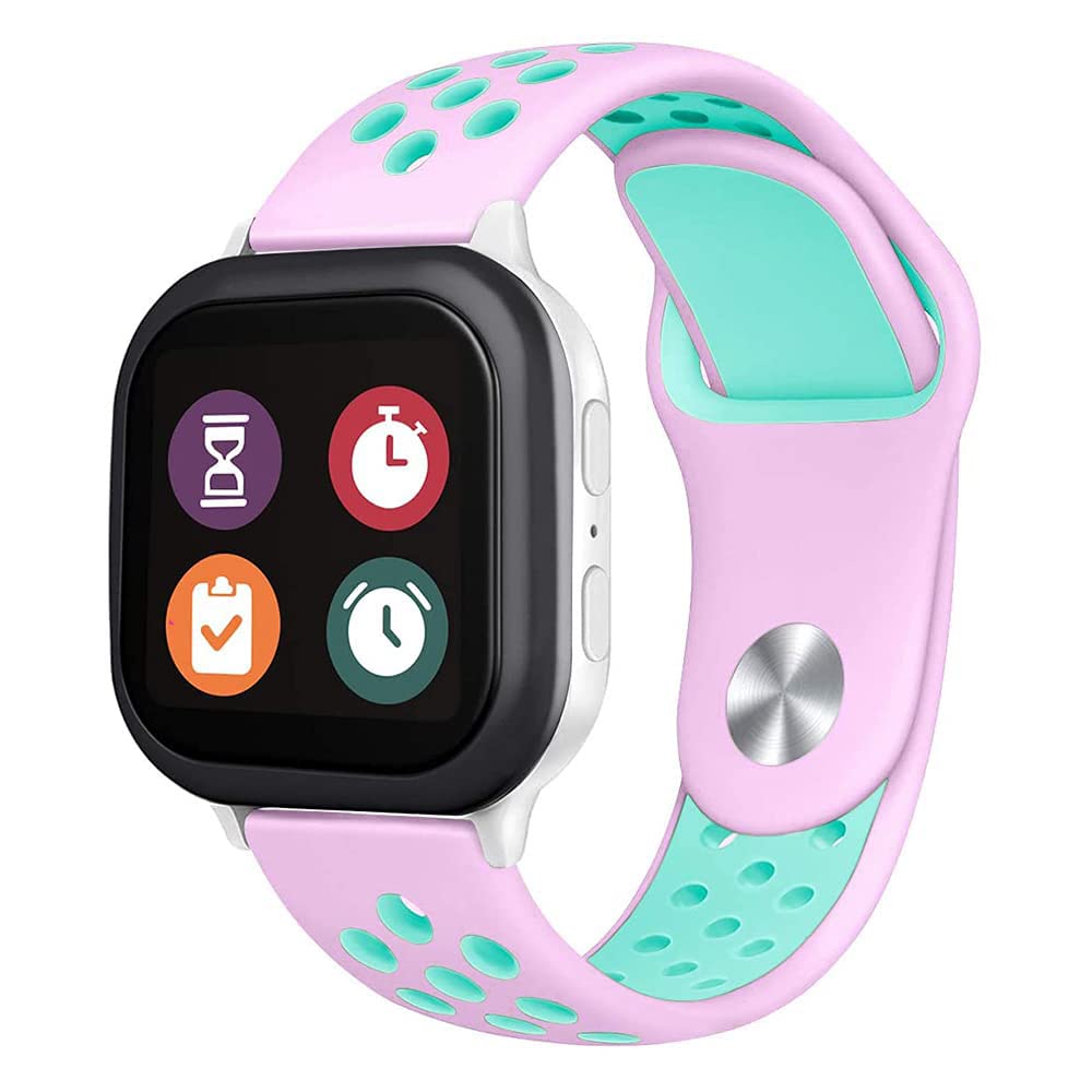Breathable Kids Gizmo Watch Band 20mm - Soft Silicone Replacement for Verizon Gizmo 1 & 2 - Play & School Safe