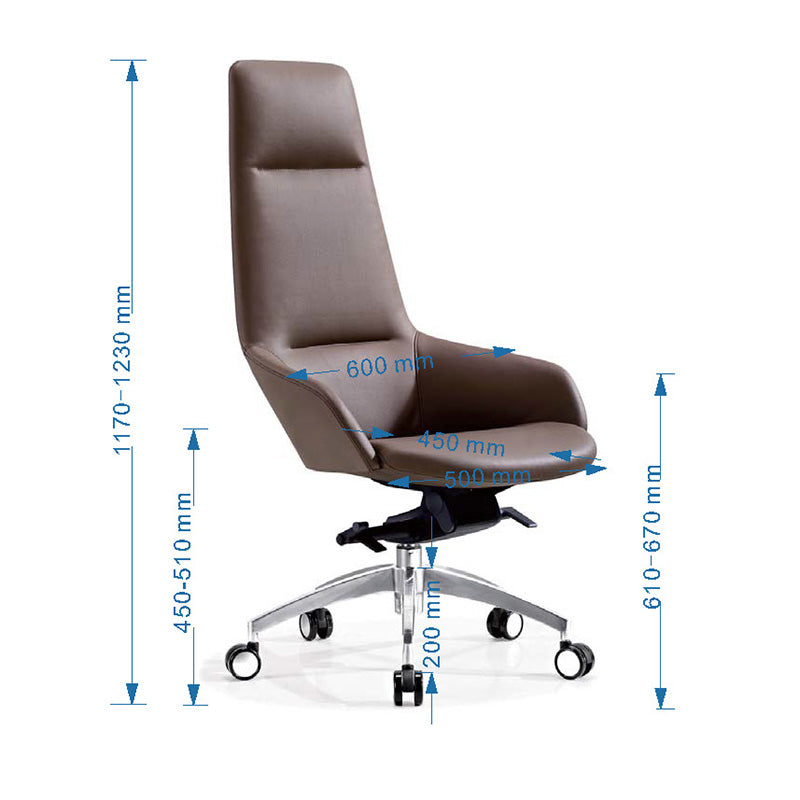 Premium OSCAR High Back Ergonomic Office Chair - Black, Adjustable Lumbar Support & Tilt Function for Ultimate Comfort - Perfect for Home Office, Gaming & Workspace