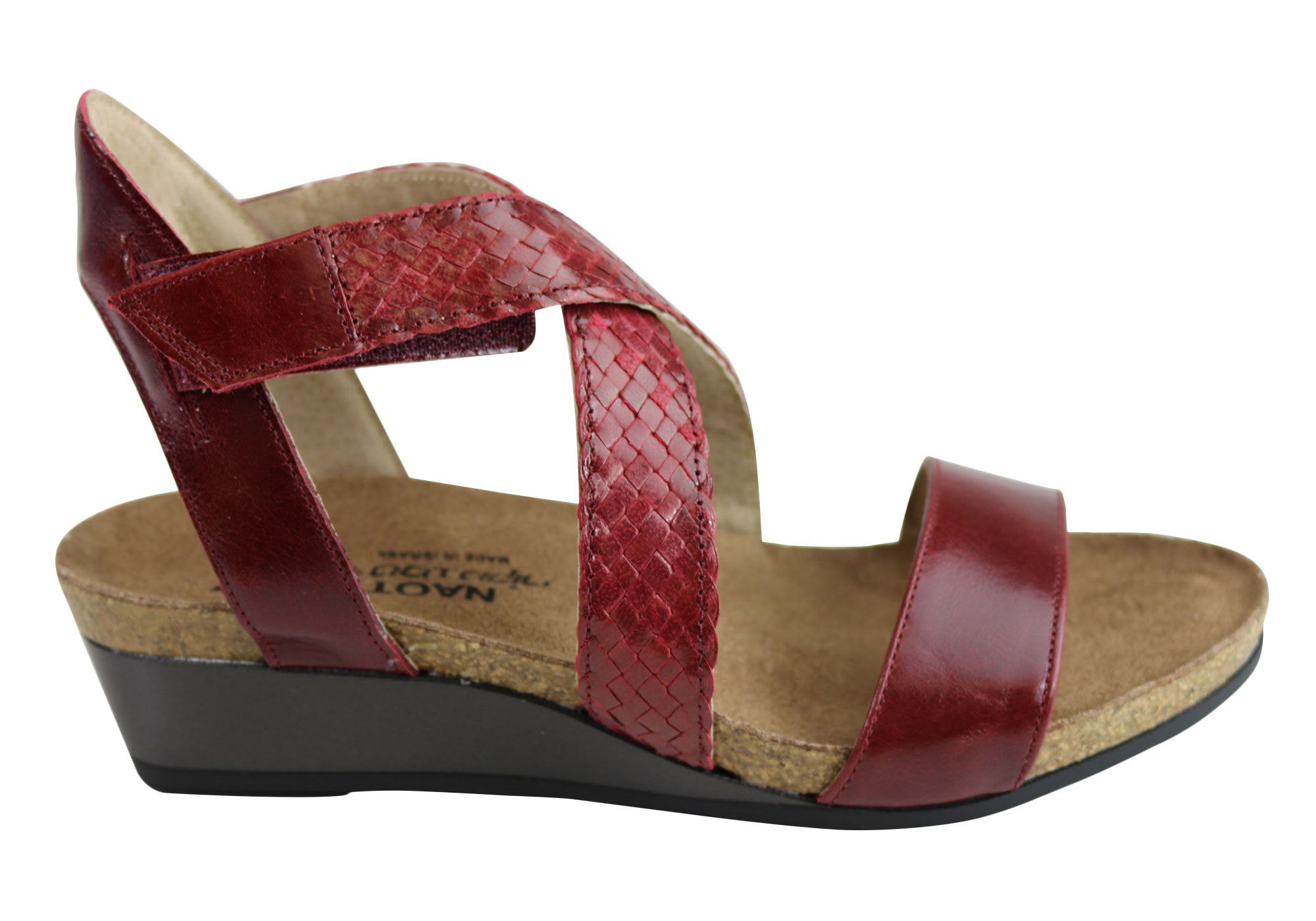 Naot Cupid Women's Leather Comfort Cushioned Supportive Wedge Sandals - Stylish & Orthopedic Footwear for Walking, Travel & Summer Outfits