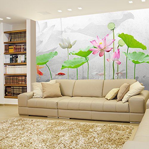 Water Lilies With Gold Fish-4