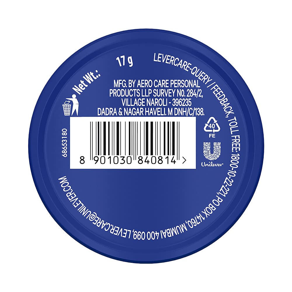 Vaseline Original Lip Therapy Tin - 17G Moisturizing Lip Balm for Dry & Chapped Lips - Pack of 1 - Perfect for Winter Care & Daily Hydration