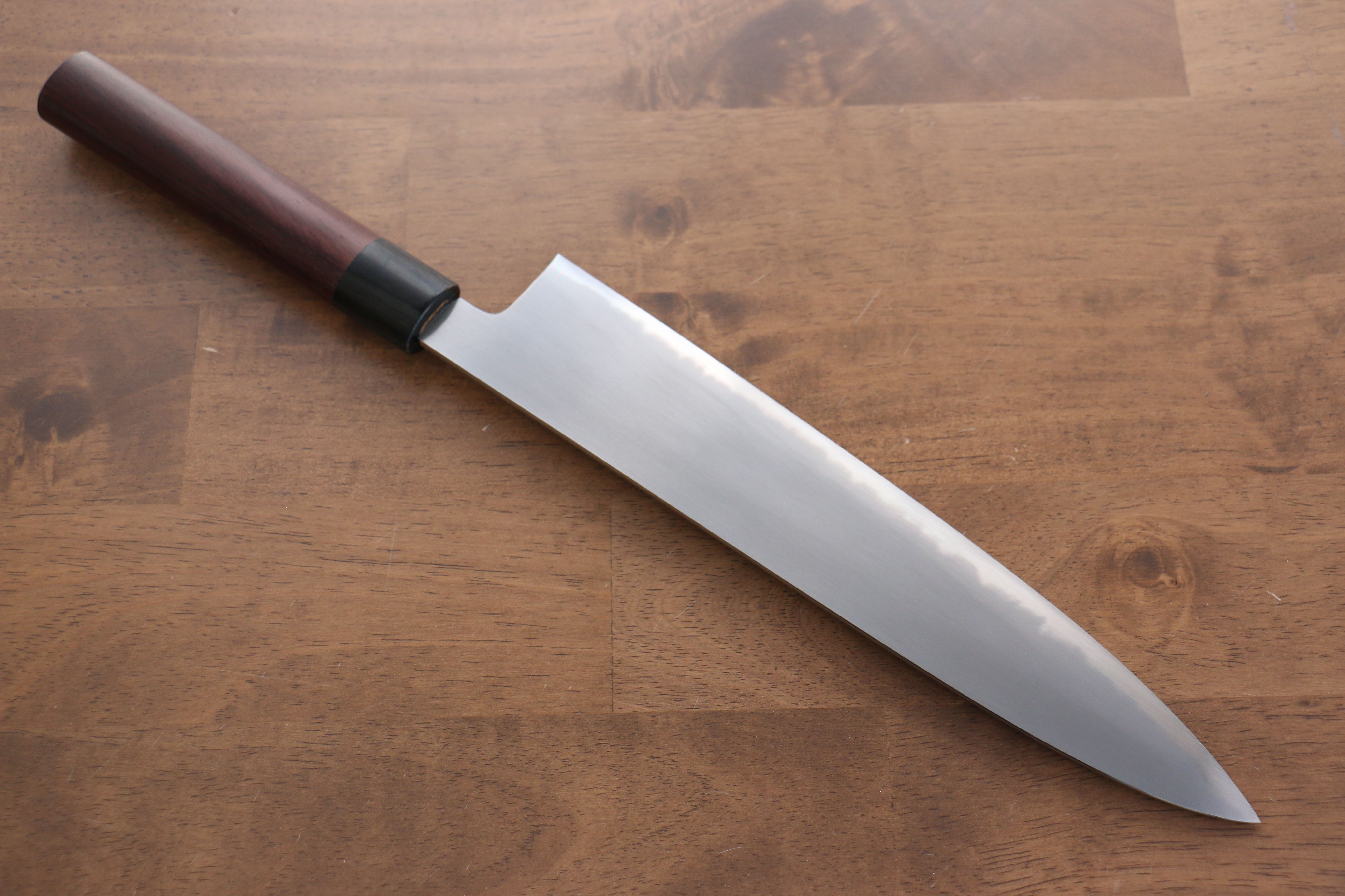 Premium Jikko White Steel No.2 Gyuto Japanese Chef Knife 270mm with Exquisite Shitan Handle - Perfect for Sushi, Sashimi & Meat Cutting