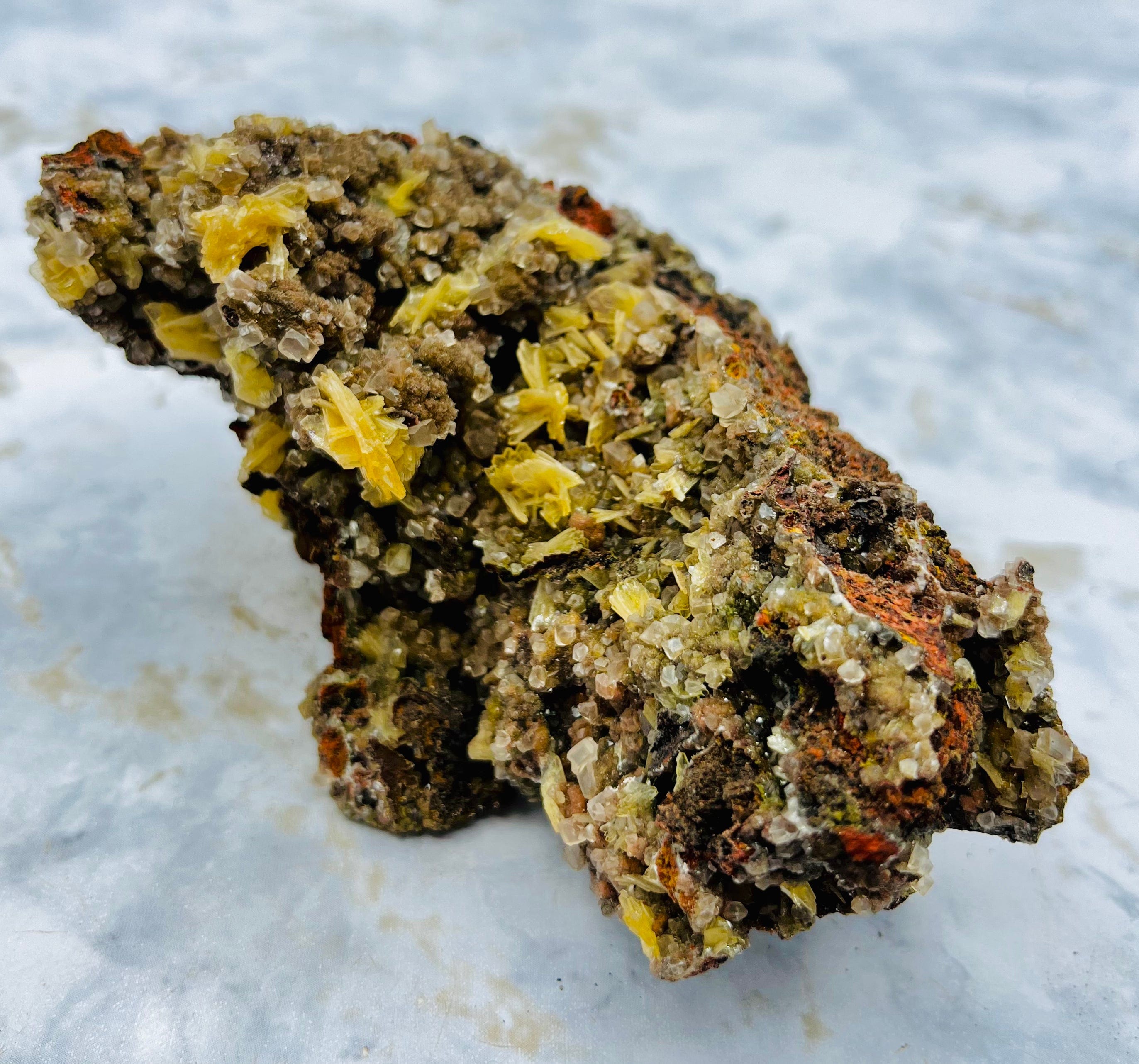 Conichalcite Mineral Specimen - Rare Green Crystal for Rock Collectors & Geology Enthusiasts - Perfect for Display Cases, Home Decor & Educational Use