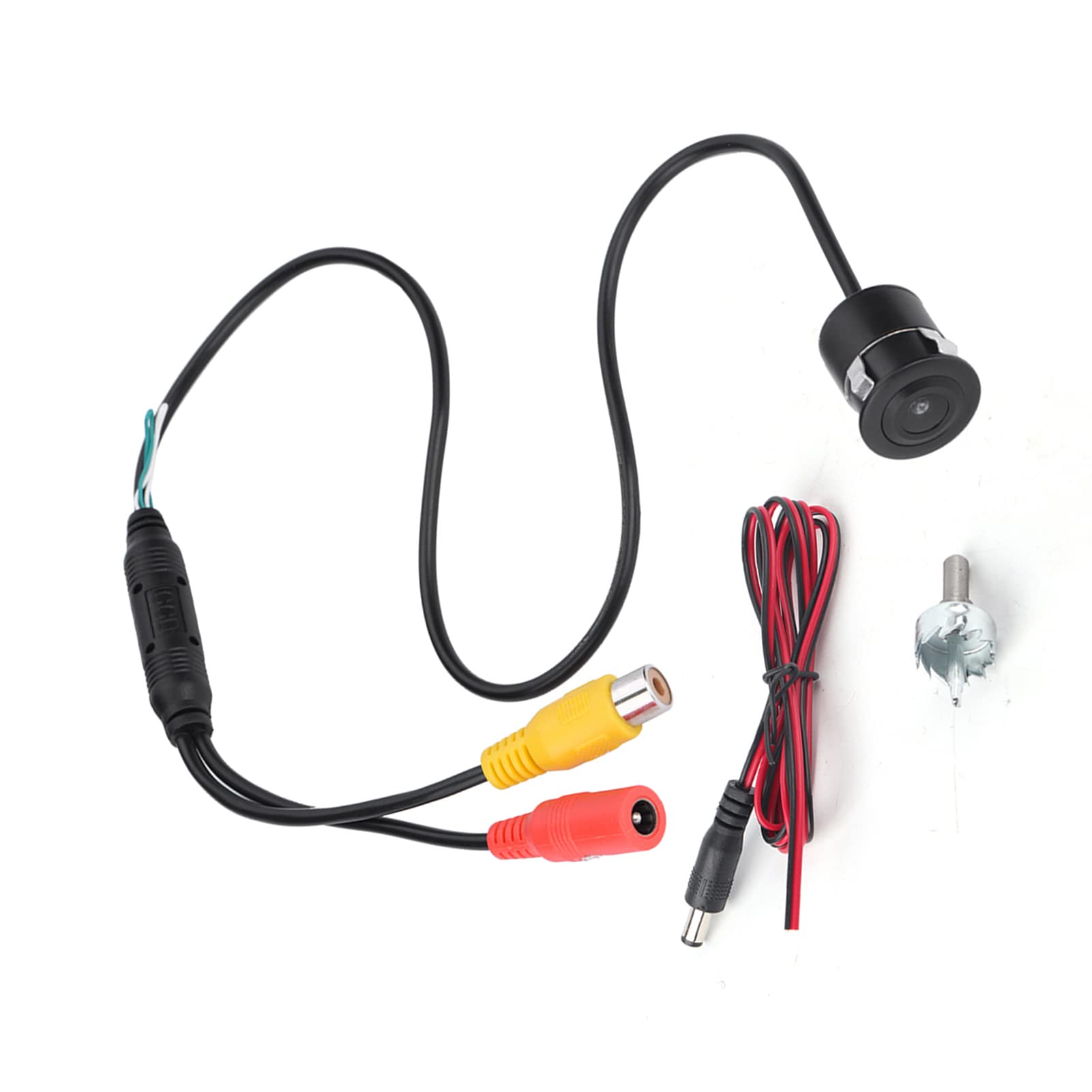 170° Wide Angle Waterproof Mini CCD Camera - HD Color CCTV for Car Security, Parking, Night Vision & Rear View Monitoring