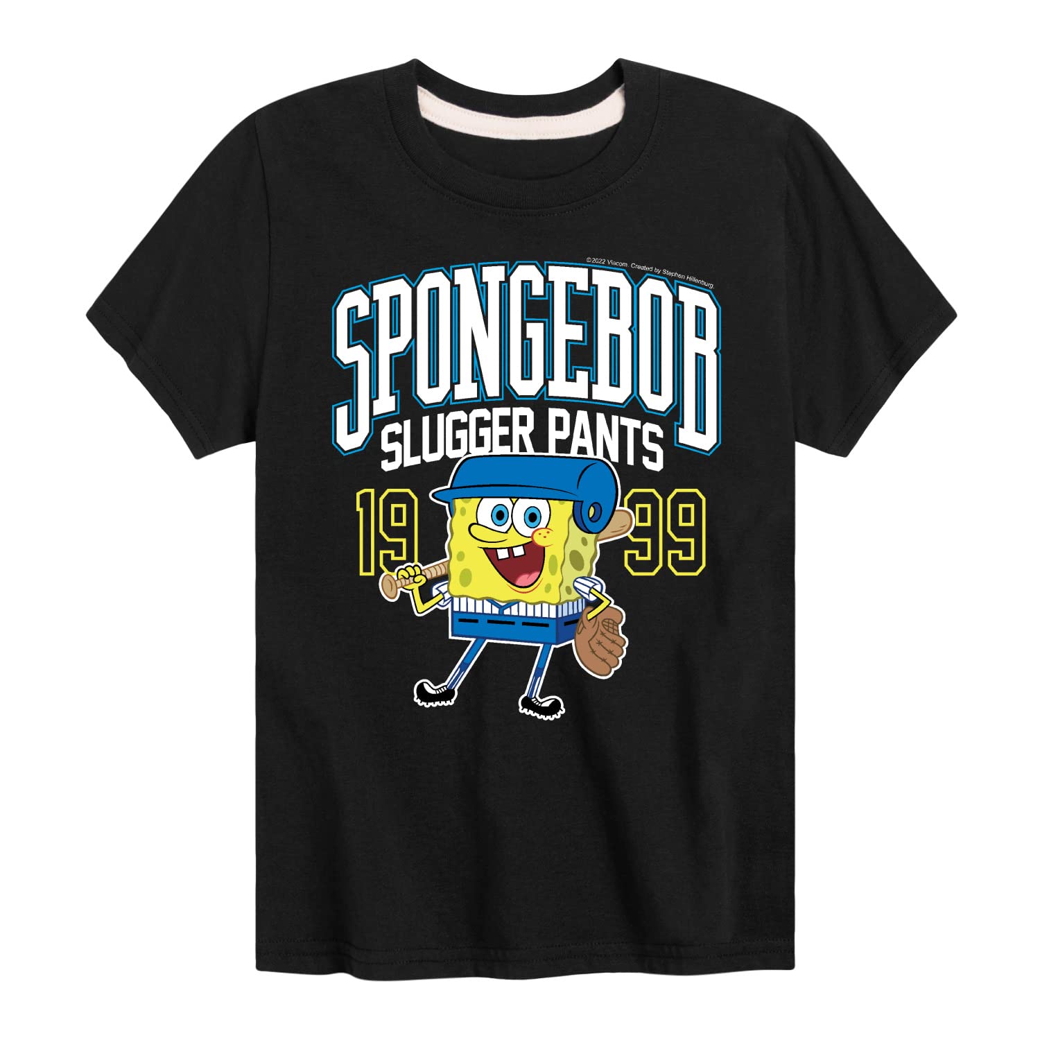 SpongeBob SquarePants Graphic T-Shirt for Toddler & Youth | Soft Short Sleeve Tee | Cartoon Character Apparel | Perfect for Playdates, Birthday Gifts & Casual Wear