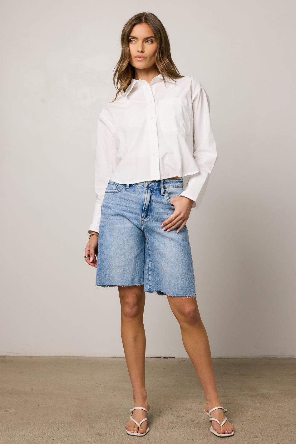 Alina Mid Rise Bermuda Shorts for Women - Comfortable Summer Casual Shorts | Perfect for Beach, Travel & Outdoor Activities | FINAL SALE