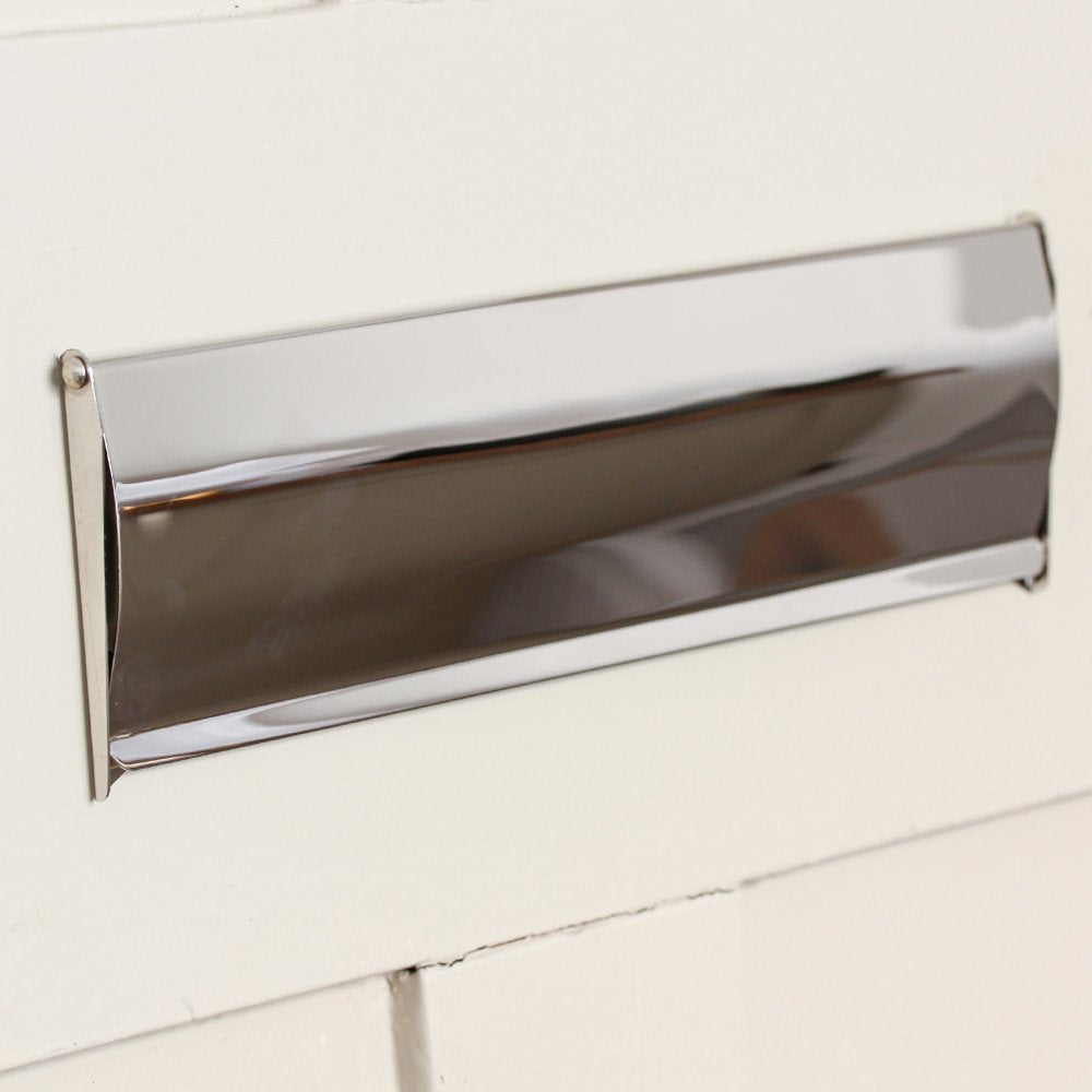 Polished Nickel Internal Letter Tidy Organizer - Elegant Desk File Holder for Mail, Documents & Office Supplies - Perfect for Home & Office Organization
