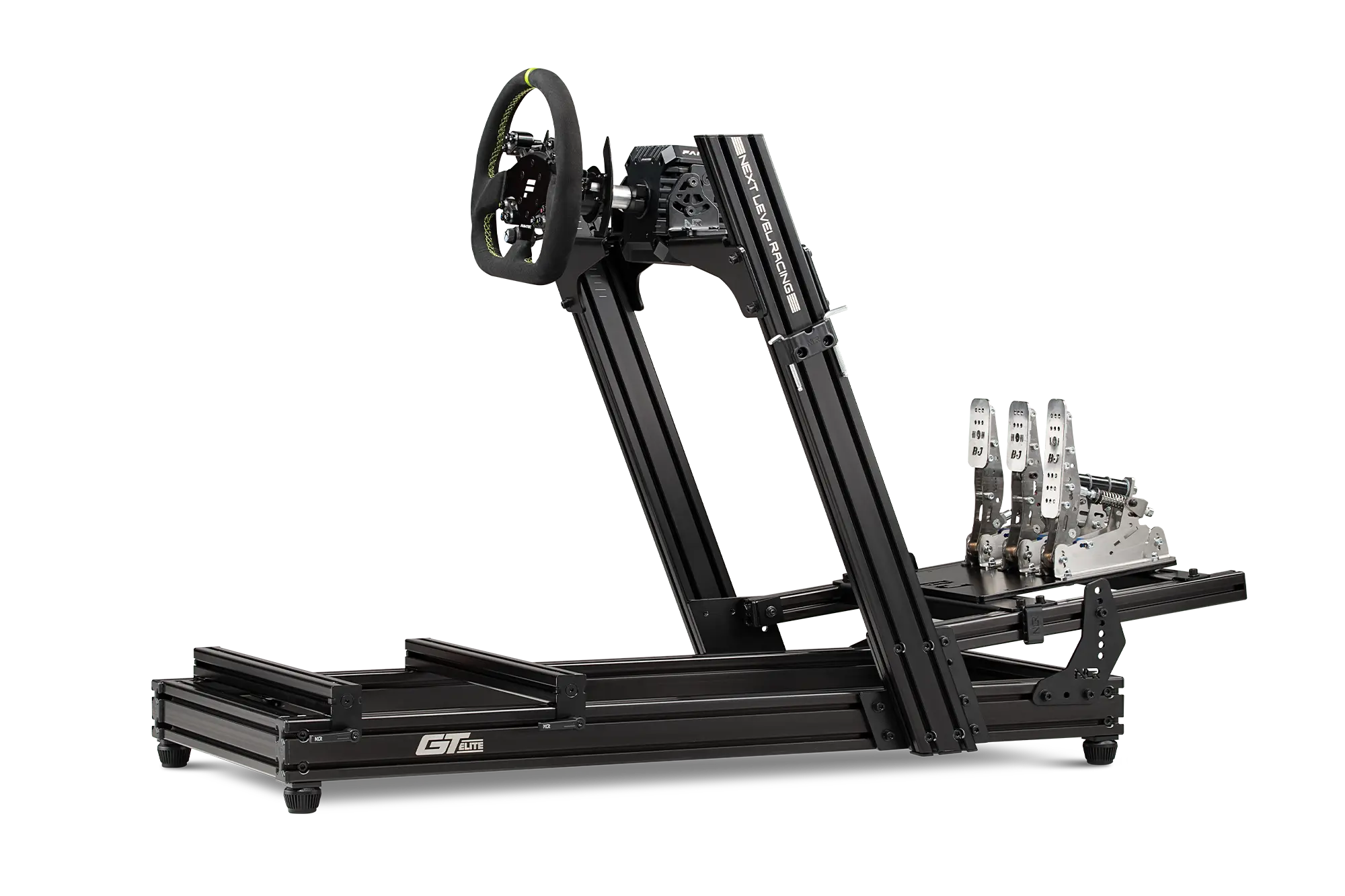 Next Level Racing GTElite Lite Side & Front Plate Edition - Premium Racing Cockpit for Sim Racing Enthusiasts | Perfect for Home Gaming & Professional Esports Setup