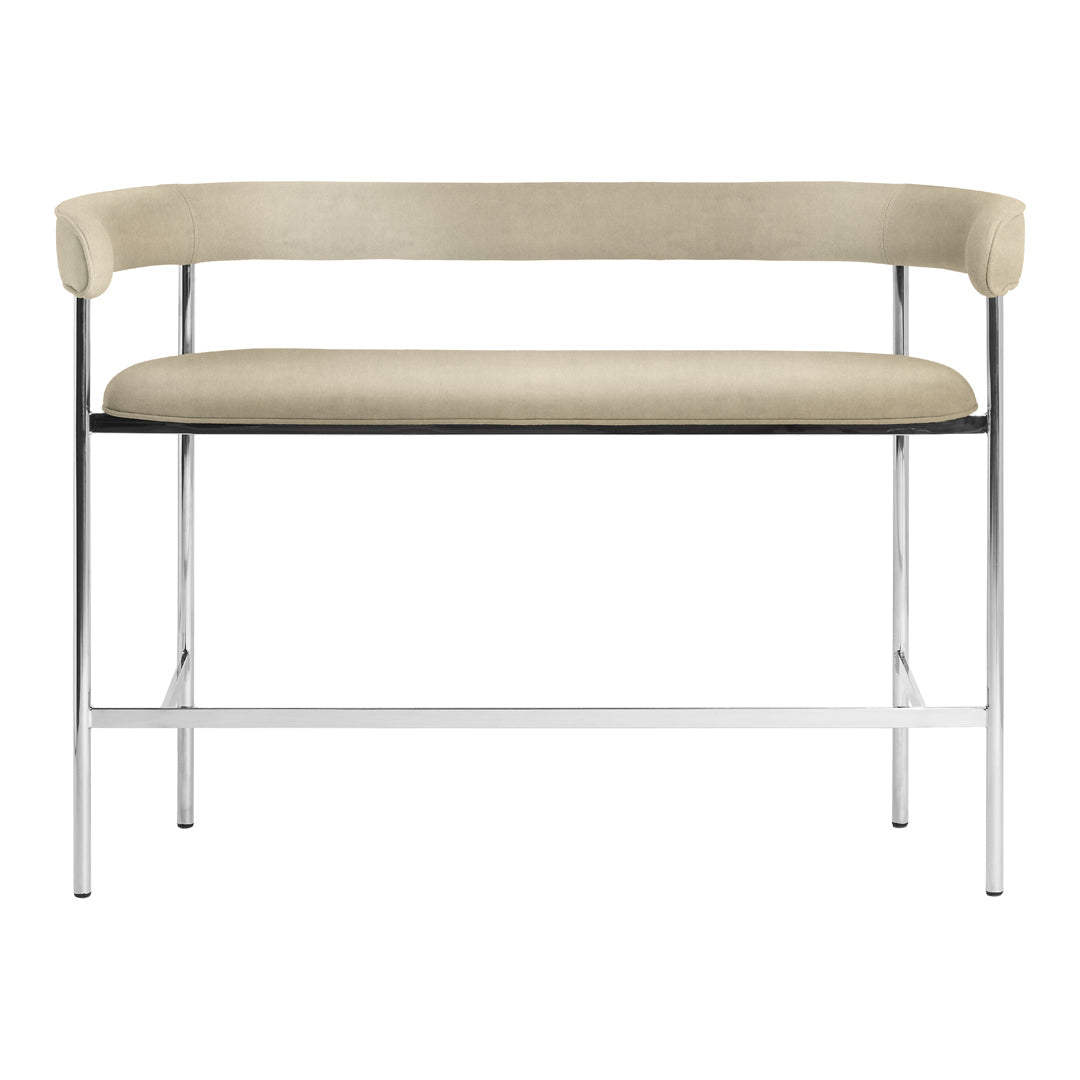 Modern Font Counter Sofa - Stylish and Comfortable Bar Stool for Kitchen, Dining & Living Room - Perfect for Small Spaces and Home Decor