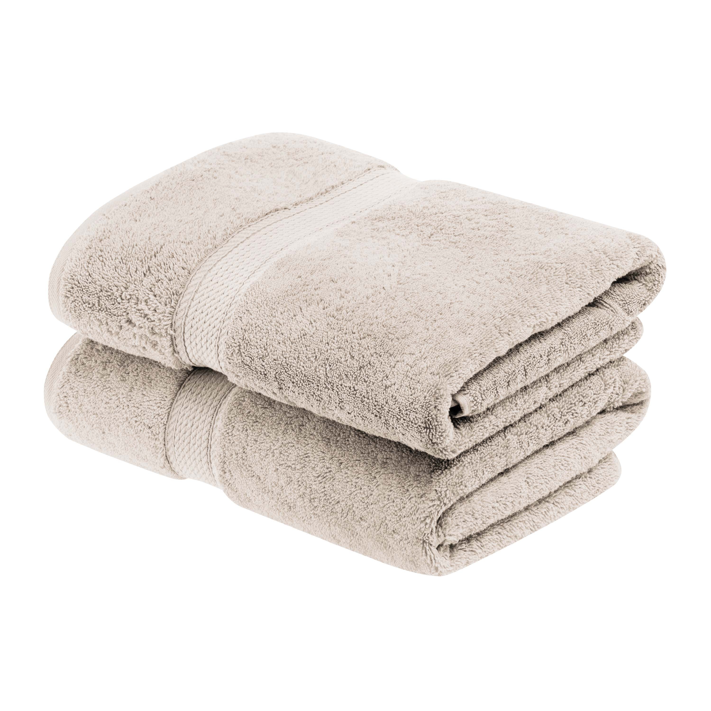 Premium Egyptian Cotton Bath Towel Set - Ultra Soft, Absorbent & Heavyweight 2-Piece Set for Spa, Bathroom & Luxury Home Use