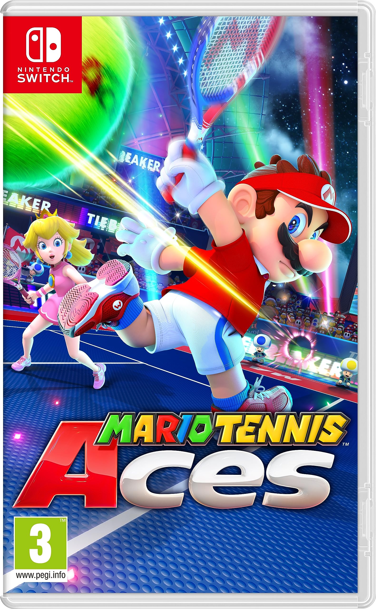Mario Tennis Aces for Nintendo Switch - Fun Sports Game for Kids & Adults | Perfect for Family Game Nights & Competitive Play