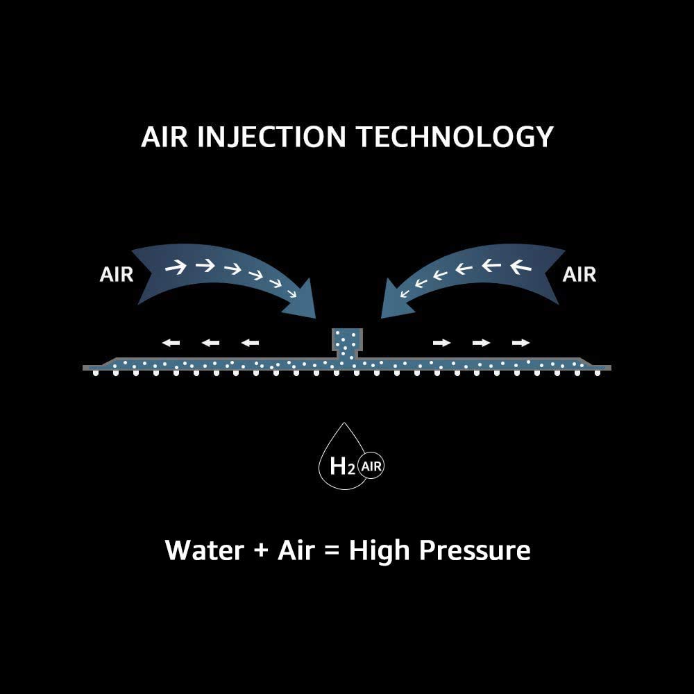 Matte Black Shower Set - 10 Inch High Pressure Rain Shower Head with Handheld & Mixer Valve | Modern Bathroom Shower System with Pressure Balance Valve & Trim Kit | Perfect for Spa-Like Experience & Water Conservation