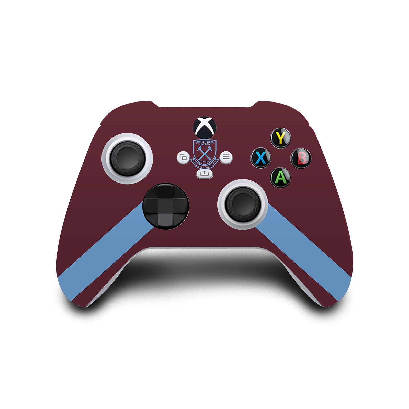 Official West Ham United FC 2020/21 Home Jersey Vinyl Gaming Skin Sticker - Compatible with Xbox Series X Console & Controller Bundle | Perfect for Gamers & Football Fans, Great for Customizing Your Gaming Setup