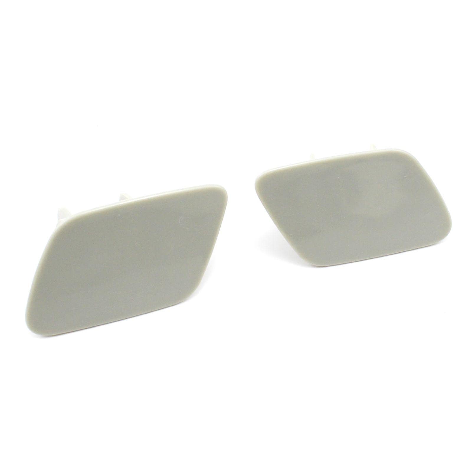 BMW X5 E70 Headlight Washer Nozzles (Left & Right) - OEM 51657199141 51657199142 Replacement Parts - Unpainted Front Bumper Spray Cover Cap - Perfect for Headlight Cleaning & Maintenance