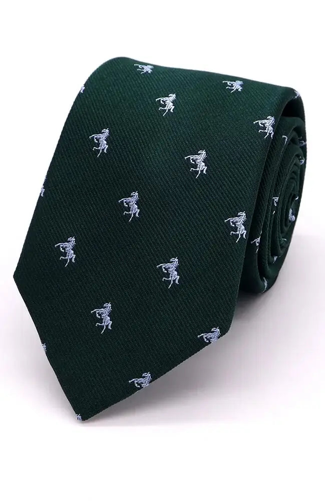 LA Smith Country & Hobby Horse Silk Ties for Men - Premium Handmade Neckties for Business, Weddings & Formal Occasions