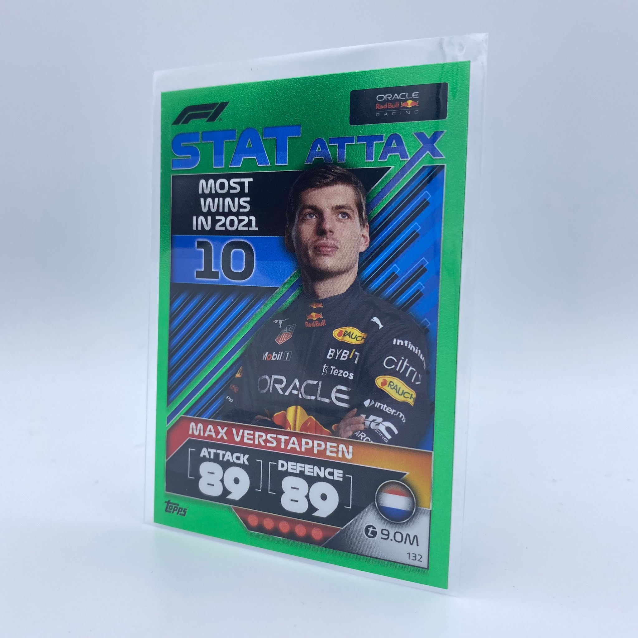 Max Verstappen #132 F1 Stat Attax 2022 - Turbo Attax Trading Card with Most Wins Record | Perfect for F1 Fans, Collectors, and Racing Enthusiasts
