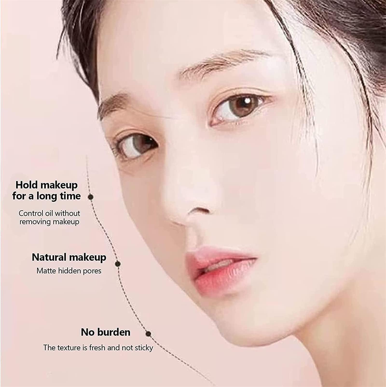 2023 New Waterproof Matte Face Primer Stick - Pore Minimizing & Hydrating Makeup Base, Blurring Shimmer Stick for Flawless Finish | Perfect for Daily Wear, Special Occasions & Photography (1PC)