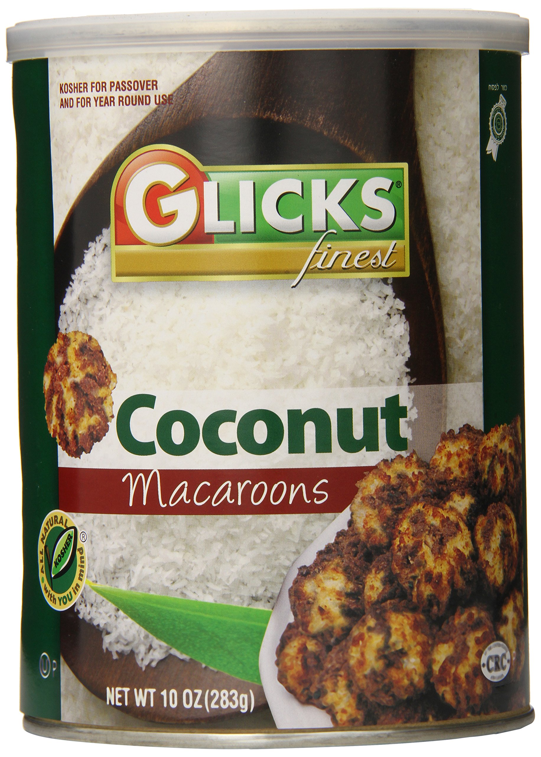 Glick's Gluten Free Coconut Macaroons - 10 Ounce Pack | Delicious Dairy-Free Cookies for Parties, Gifts & Healthy Snacking