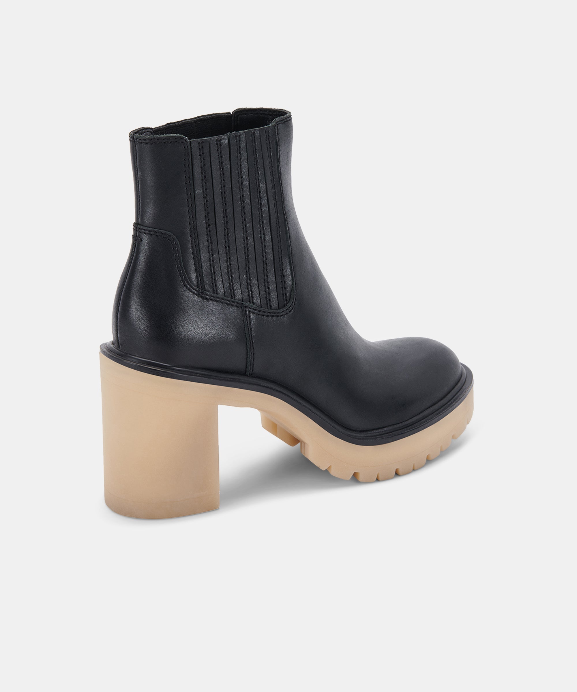 **Re:vita Caster H2O Black Leather Booties for Women - Waterproof & Stylish for Outdoor Adventures, Hiking, and Casual Wear**