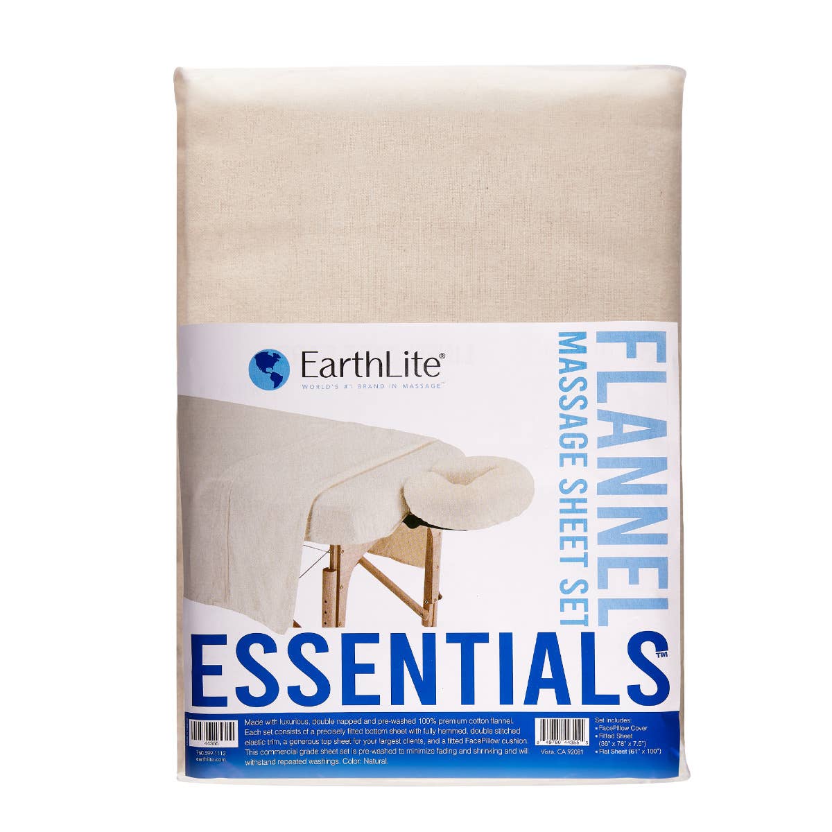 ESSENTIALS™ Easy Care Cotton Flannel Sheet Set - Ultra Soft & Wrinkle Resistant Bedding for Cozy Winter Nights | Perfect for Master Bedroom, Guest Room & Dorm