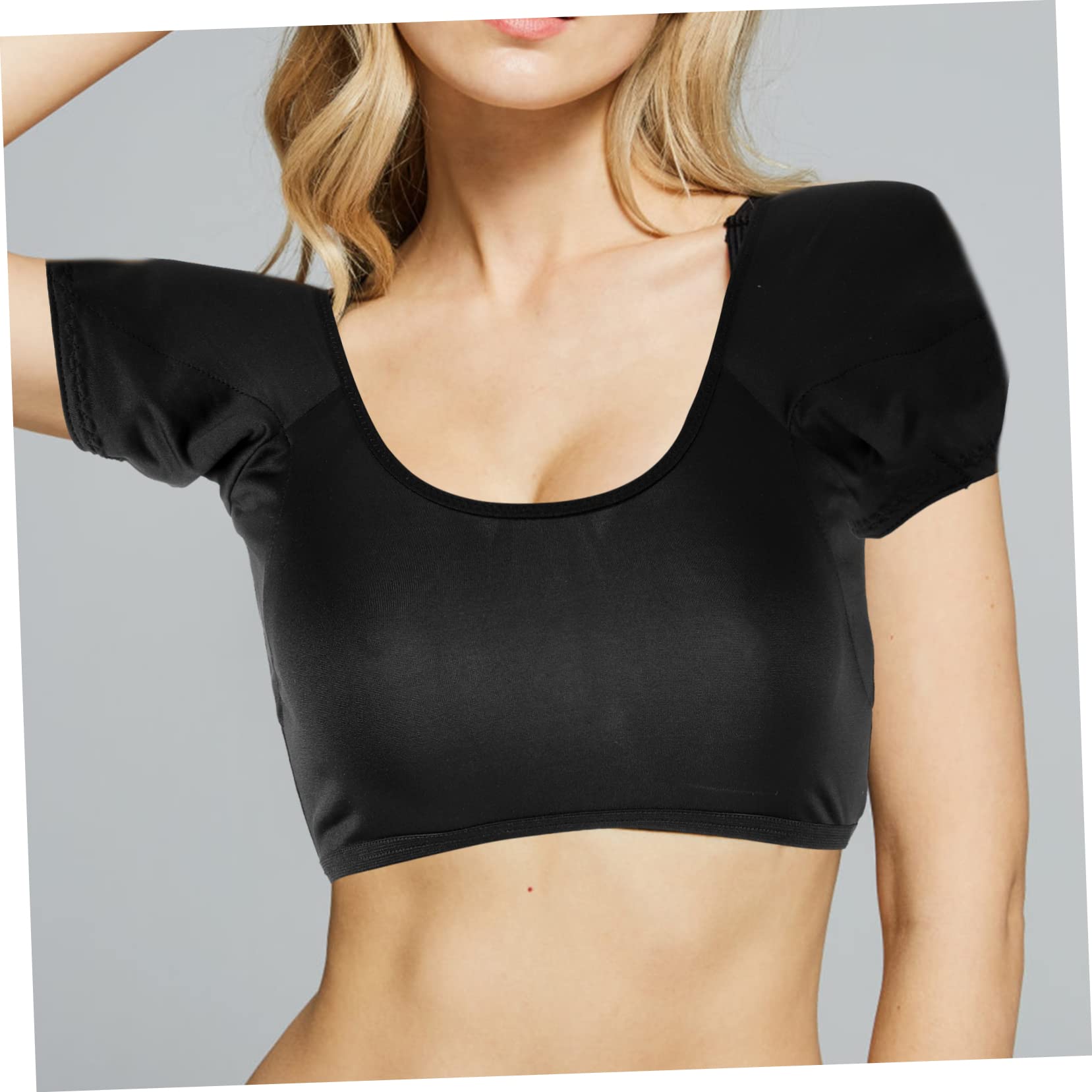 TENDYCOCO 2-Pack Women's Sweat Proof Undershirt - Stretchy Milk Silk Camisole with Underarm Sweat Pads for Comfort & Odor Control | Perfect for Work, Gym & Everyday Wear