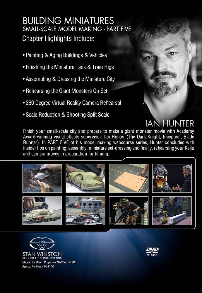 Stan Winston Studio Building Miniatures Small Scale Model Making DVD - Professional Miniature Model Crafting Tutorial for Artists & Hobbyists - Perfect for DIY Projects, Film Props & Collectible Displays