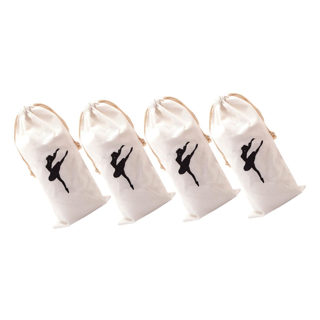 MILISTEN Women's Ballet Shoe Bag - Drawstring Dance Shoe Carrier with Soft Canvas for Easy Storage - Perfect for Ballet Class, Dance Practice & Travel Accessories
