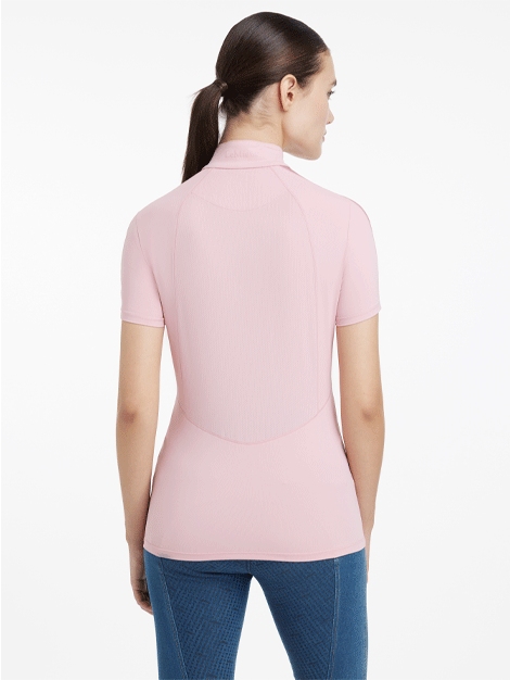 Maria Mesh Short Sleeve Base Layer for Women - Breathable Athletic Top for Running, Yoga & Workouts - Le Mieux Ladies Activewear