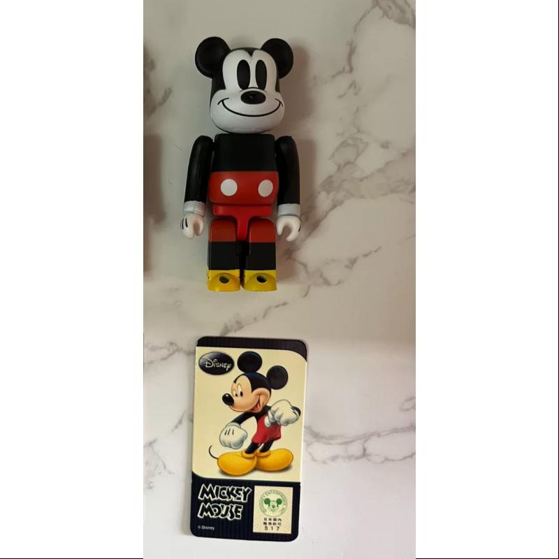 Bearbrick Series 17 Secret ANIMAL MICKY MOUSE 100% Collectible Vinyl Figure - Limited Edition Disney Character Art Toy for Display & Gift Giving