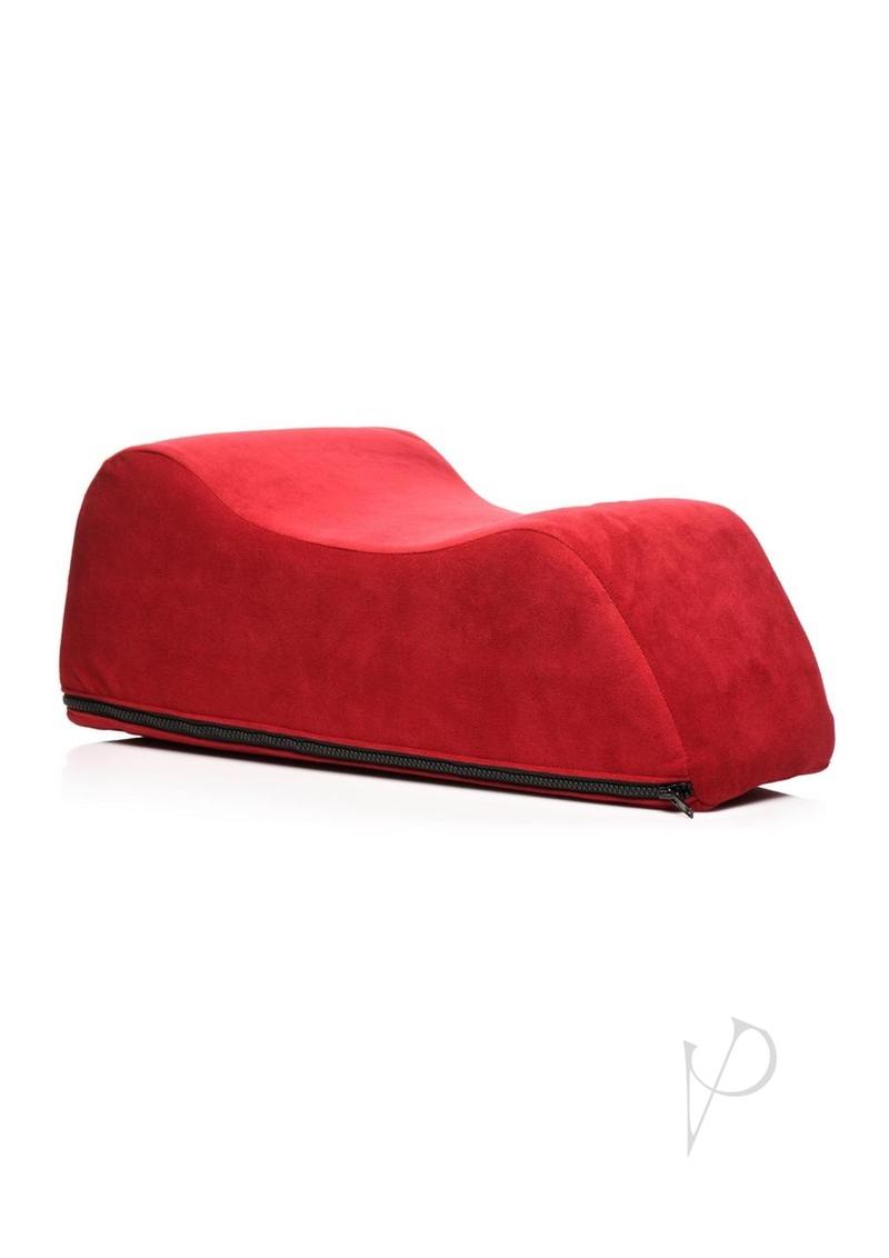 Premium Bedroom Bliss Deluxe Wand Saddle in Vibrant Red - Perfect for Sensual Massage & Intimate Couples Play
