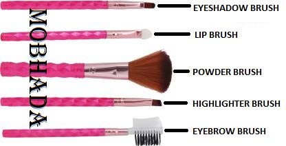 Premium Mobhada 7-Piece Makeup Brush Set for Foundation & Face Makeup - Soft Synthetic Bristles, Ergonomic Handles (Colors May Vary) - Perfect for Professional Makeup Artists & Home Beauty Routines