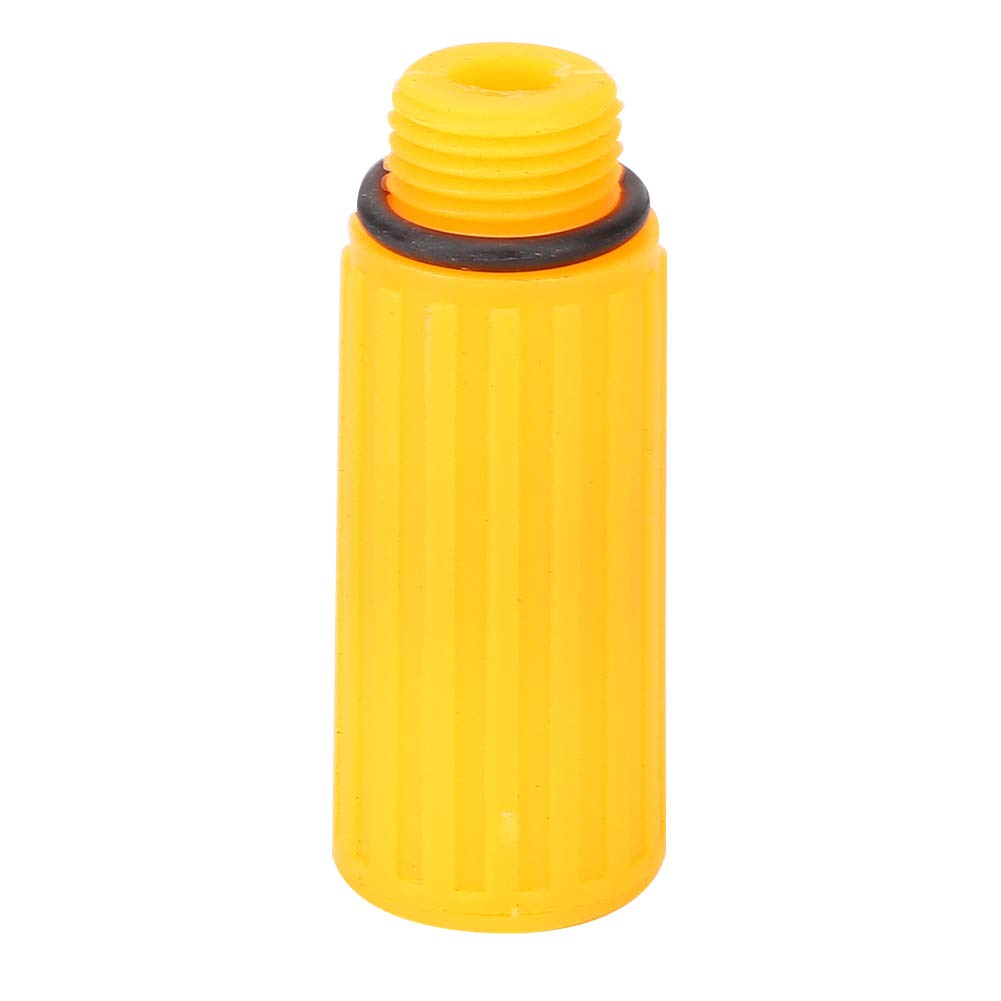 5pcs 0.61 Inch Yellow Air Compressor Vent Rods - Oil Suction Hole Breather Vents for Air Pump Heads | Durable Compressor Accessories for Industrial & Home Workshop Use