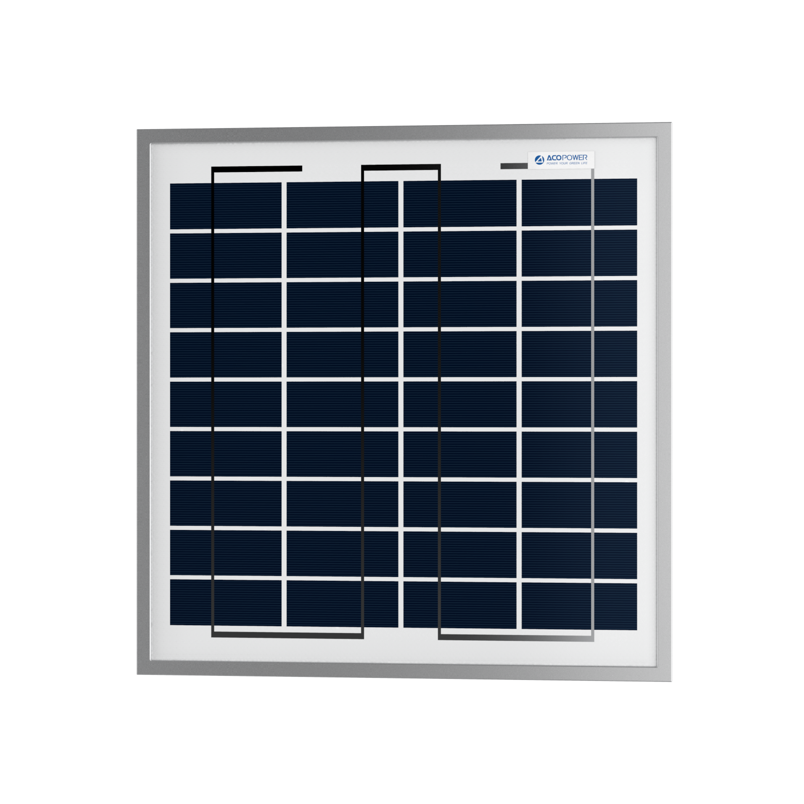 ACOPower 15W Polycrystalline Solar Panel - 12V Battery Charger for RV, Boat, Camping & Off-Grid Power Supply | Portable Solar Charging Solution for Outdoor Adventures