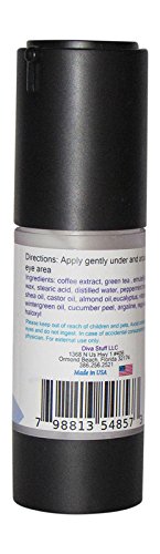 Diva Eye Cream for Dark Circles & Wrinkles - Cooling Treatment for Puffy Eyes