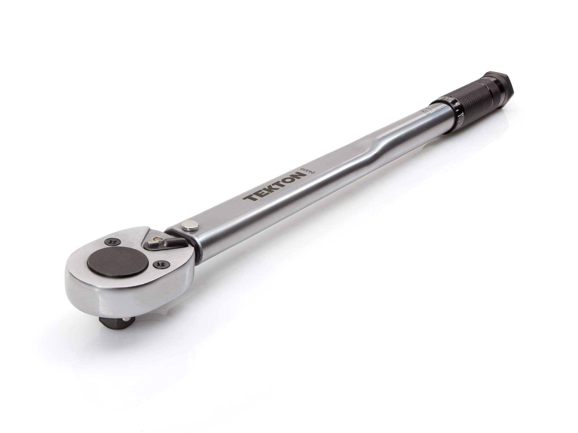 TEKTON 24335 1/2 Inch Drive Micrometer Torque Wrench (10-150 ft.-lb.) - Precision Tool for Automotive Repair, Mechanical Work & DIY Projects