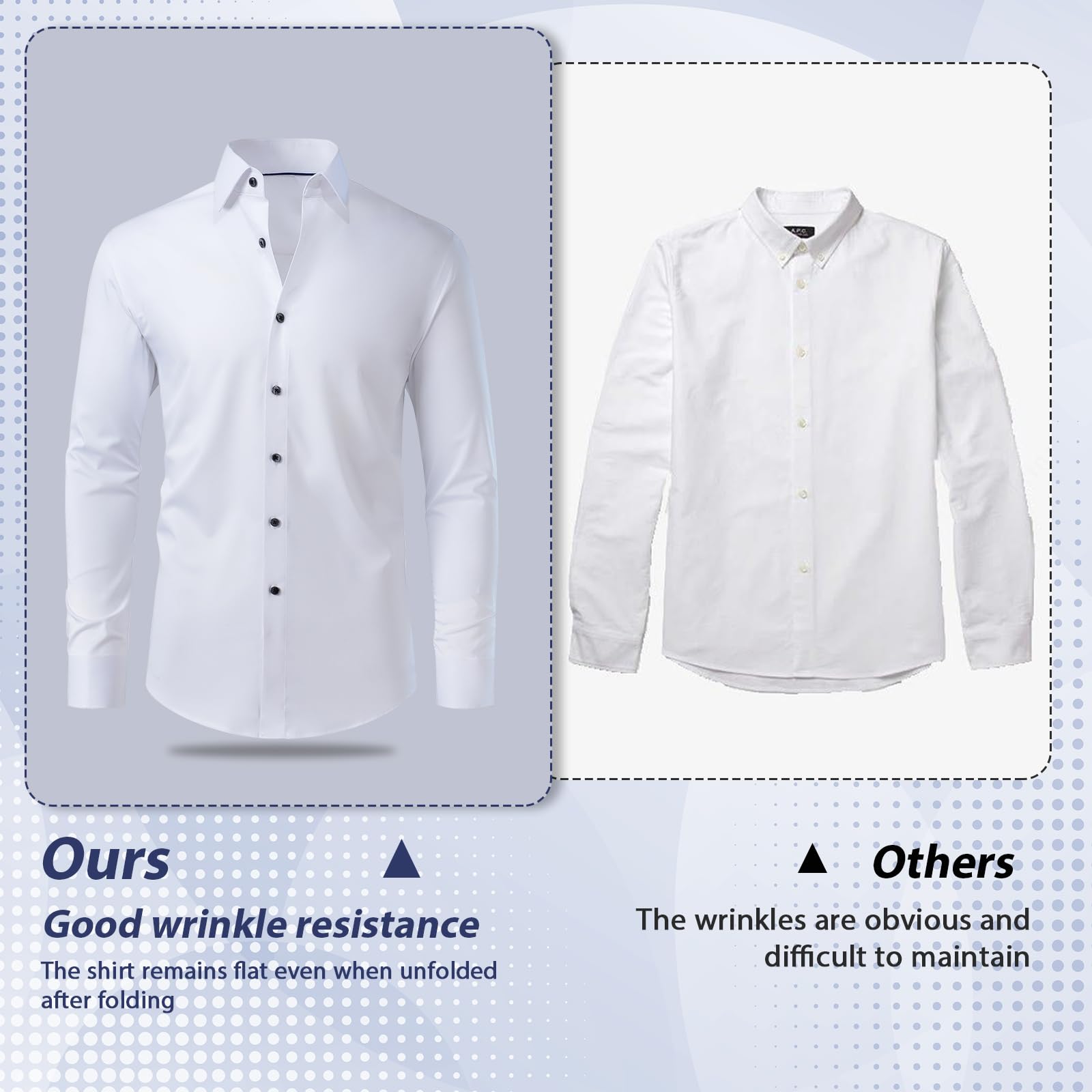 Premium Slim Fit French Cuff Dress Shirt for Men | Spread Collar Formal Shirt with Metal Cufflinks | Perfect for Business Meetings, Weddings & Special Occasions