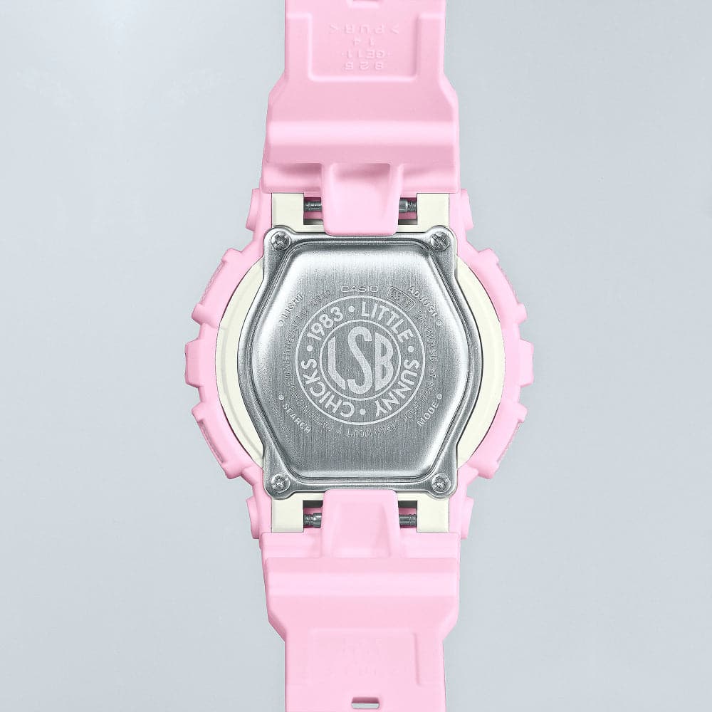 CASIO BABY-G BA-110LSB-4ADR Women's Digital Sport Watch with Pink Resin Strap - Waterproof, Shock Resistant for Running, Swimming & Outdoor Activities
