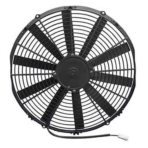 SPAL 30100357 16 Inch Low Profile Cooling Fan - High Performance Electric Radiator Fan for Cars, Trucks & SUVs | Perfect for Engine Cooling, AC Systems & Overheating Prevention