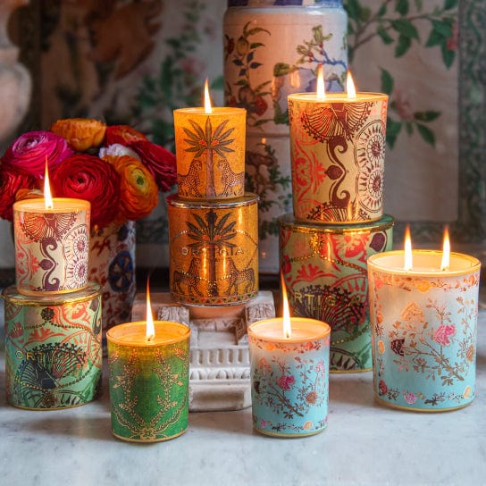 Zagara Scented Decorative Candles - Medium Size for Home Decor, Romantic Dinners & Relaxing Bath Time