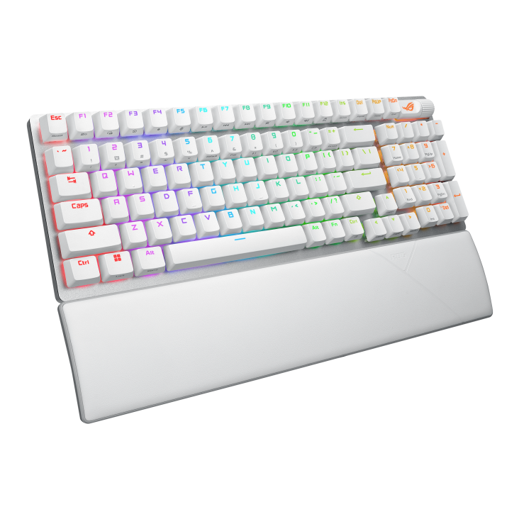 ASUS ROG Strix Scope II 96% Wireless Mechanical Gaming Keyboard - RGB Backlit, Hot-Swappable Switches, 2.4GHz/Bluetooth/USB Connectivity - Perfect for PC Gaming, Esports & Office Work