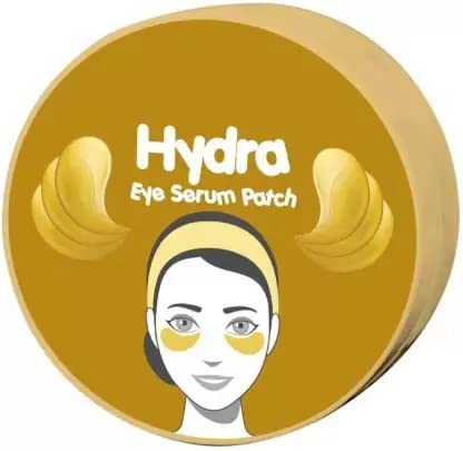 24K Gold Under Eye Masks for Dark Circles & Puffiness - Hydrating Anti-Aging Eye Treatment for Bags & Wrinkles (6 Pairs) - Perfect for Night Routine & Travel Skincare
