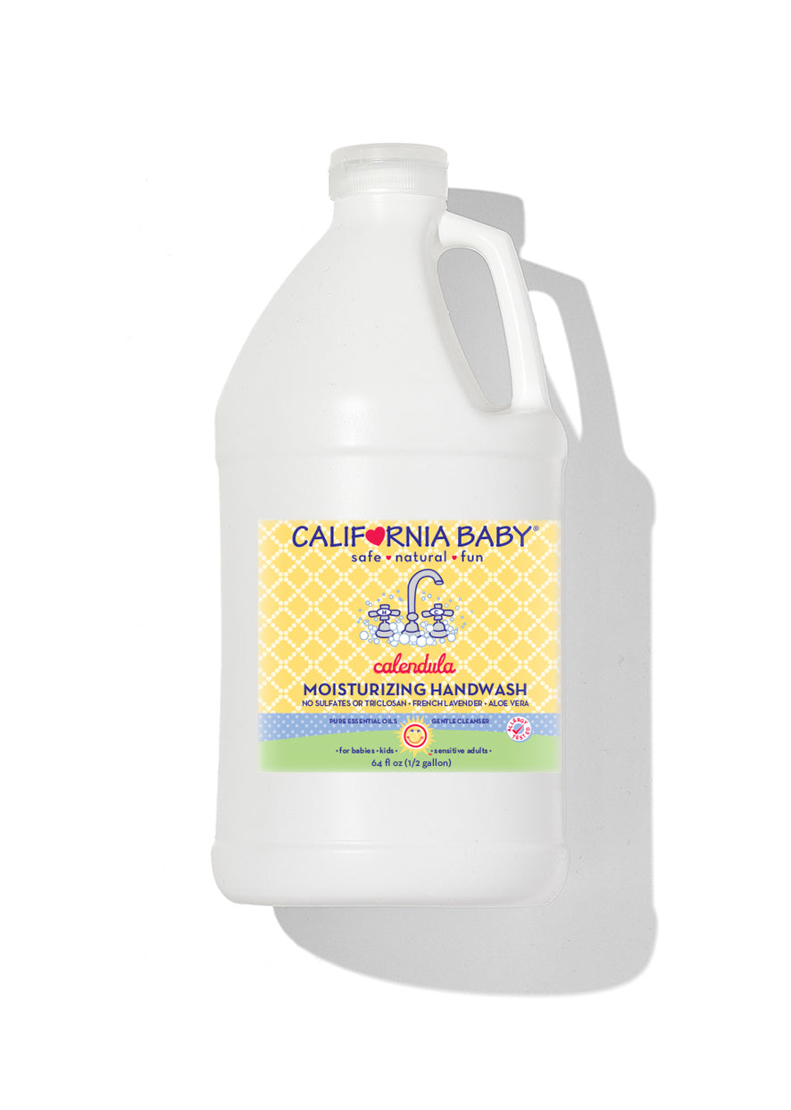Calendula™ Moisturizing Hand Wash - Half Gallon (64 oz) | Natural & Gentle Hand Soap for Dry Skin | Perfect for Home, Kitchen, Bathroom & Office Use
