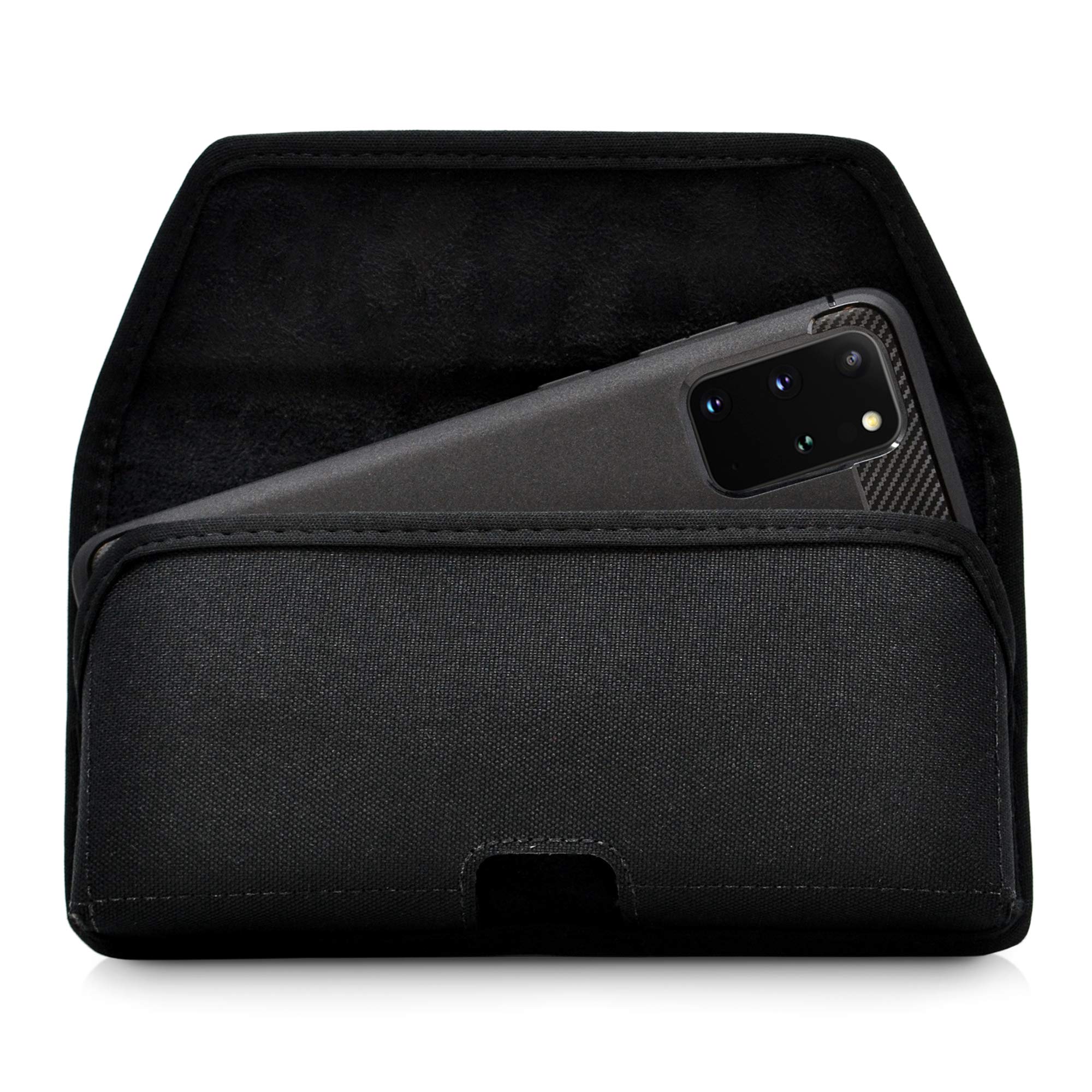 Durable Turtleback Belt Clip Holster Case for Samsung Galaxy S25 Plus/S24/S23+/S22+/S20+ - Heavy Duty Rotating Nylon Pouch with Horizontal Carry - Perfect for Outdoor, Work & Active Lifestyle