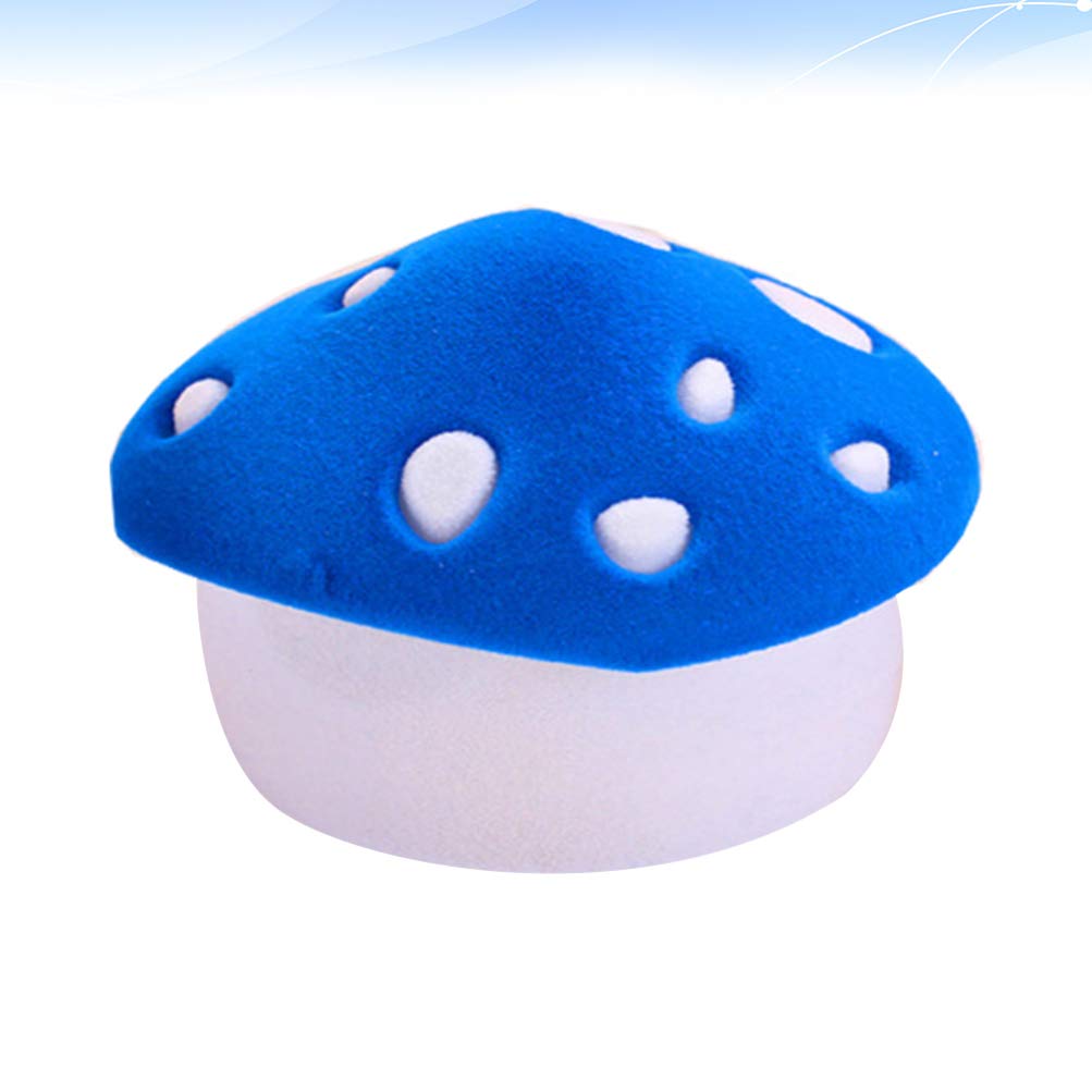 Cabilock Single Ring Jewelry Organizer Box - Mushroom Shaped Ring Holder Case for Necklace & Jewelry Storage - Blue - Perfect for Travel, Gift Giving & Vanity Display
