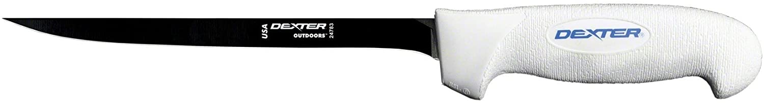 Dexter 8-Inch Flexible Narrow Fillet Knife - Professional Fish Fillet Knife for Precise Cutting - Perfect for Fishing, Camping & Kitchen Use