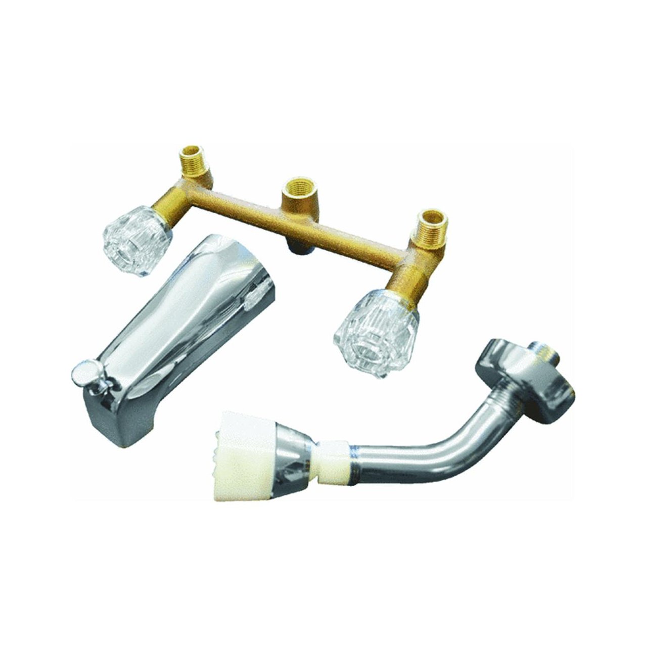 High-Quality Tub & Shower Faucet Valve Diverter - Brass Construction for Durability | Perfect for Bathroom Renovation & Plumbing Upgrades