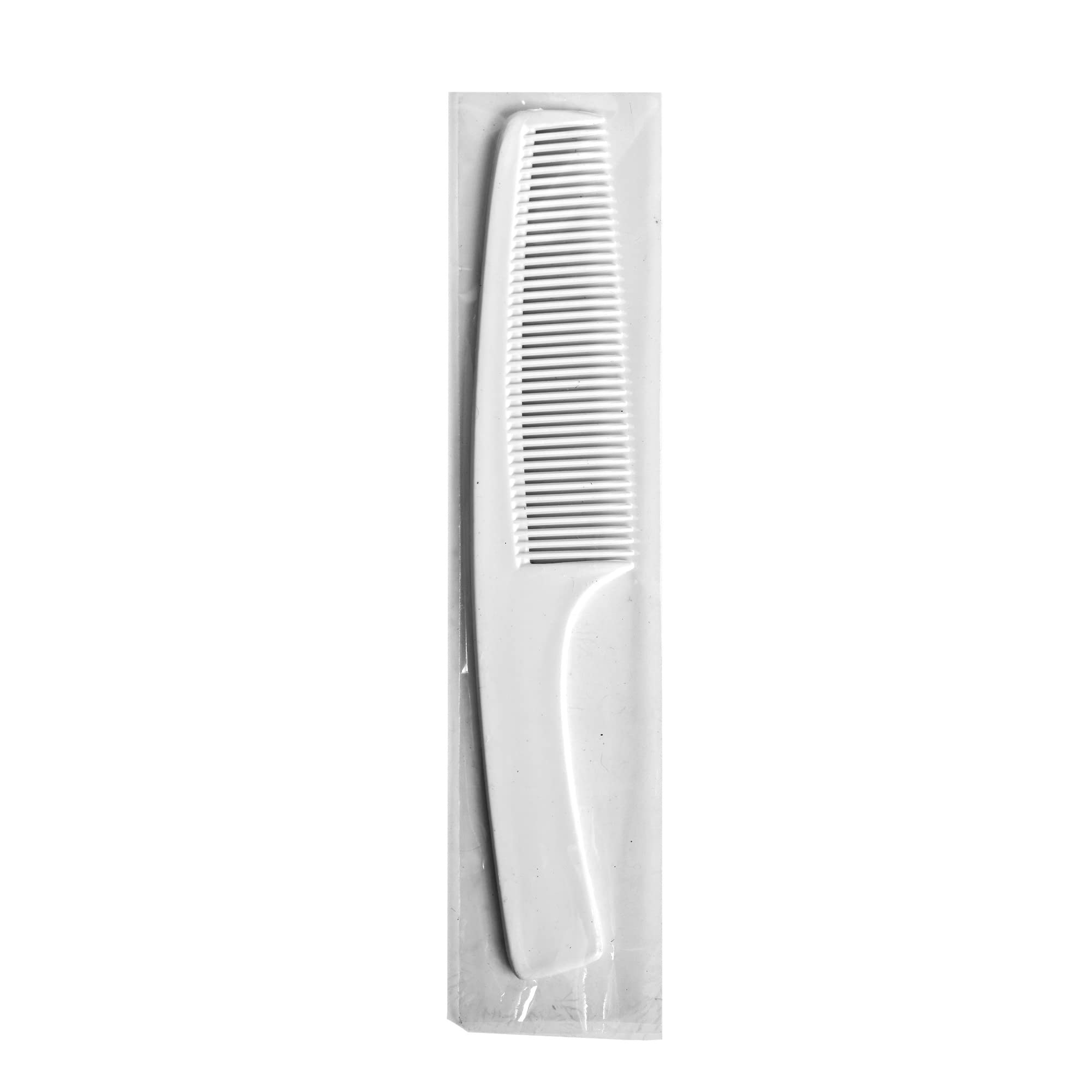 Sevenhills Toiletries 100-Piece Hotel Guest Amenities Kit - White Plastic Handle Combs (19x3.5cm) with Cardboard Box Packaging | Perfect for Hotels, Spas, Gyms & Travel Essentials
