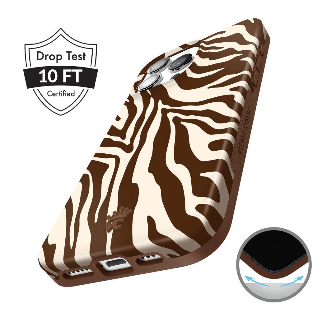 Cute Coco Zebra Pattern iPhone Case - Stylish Protective Cover for iPhone 12/13/14/15, Slim Fit Shockproof Phone Case - Perfect for Everyday Use, Travel & Fashion Accessories