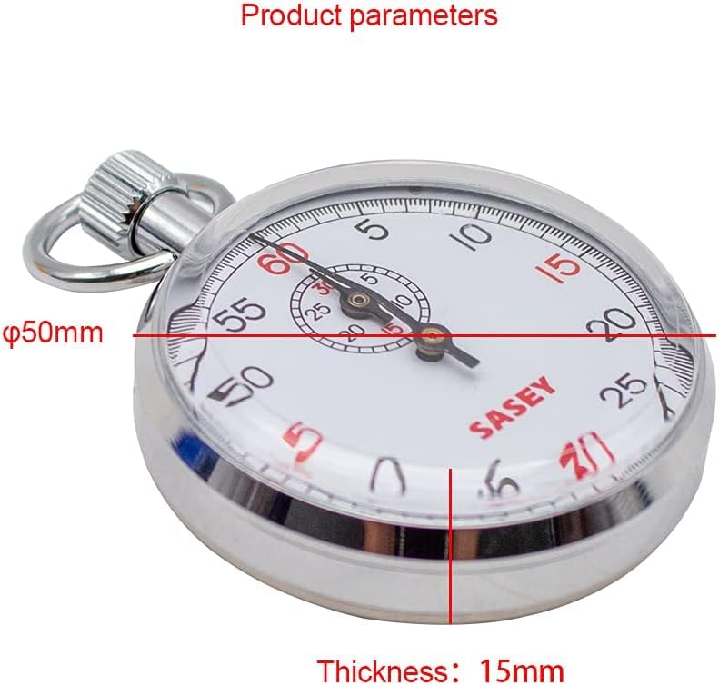 LeTkingok Professional Sports Stopwatch - Mechanical Chronograph Timer for Running, Swimming, Track & Field - Handheld Stopwatch with Large Display (SXJ505) - Perfect for Coaches, Athletes & Timekeeping Events