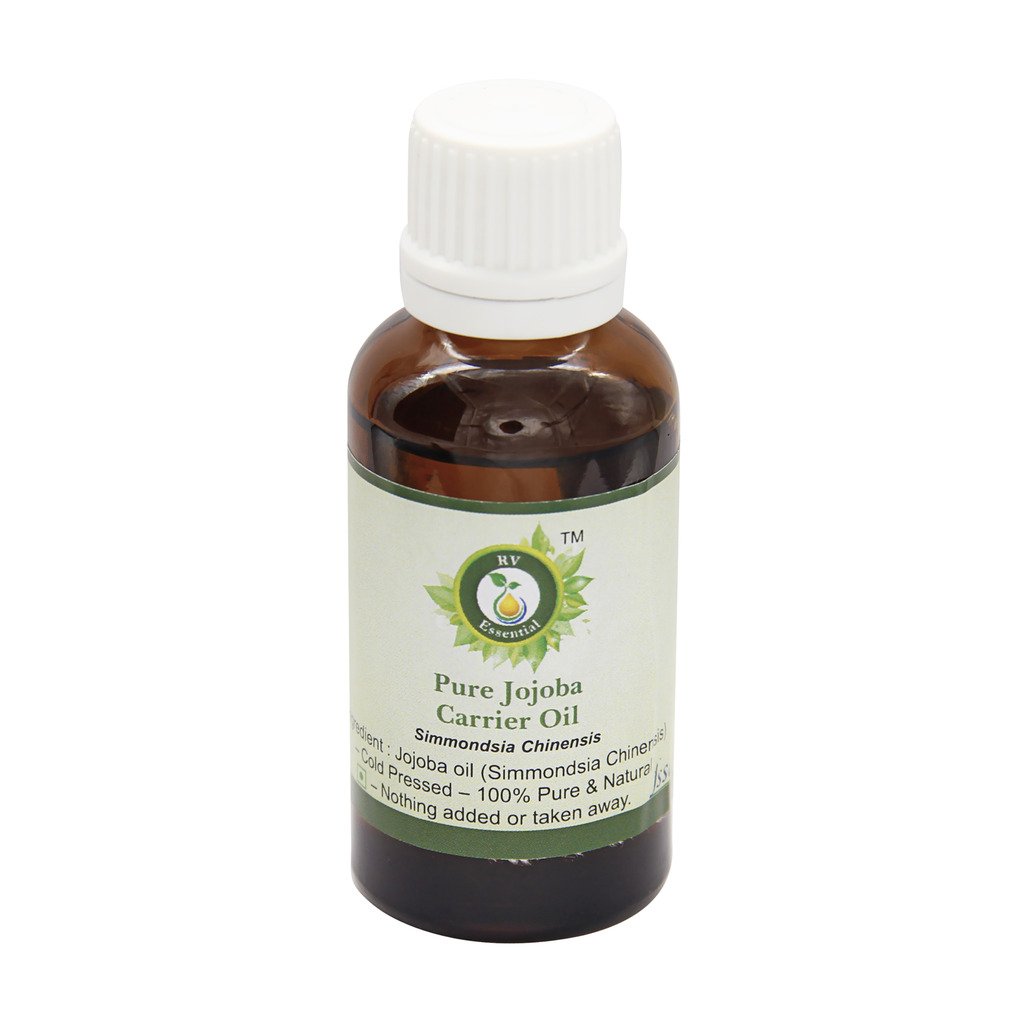 Organic Pure Jojoba Carrier Oil 10ml - 100% Natural Cold Pressed Simmondsia Chinensis for Skin, Hair & Nails - Perfect for Massage, Aromatherapy & DIY Beauty Products